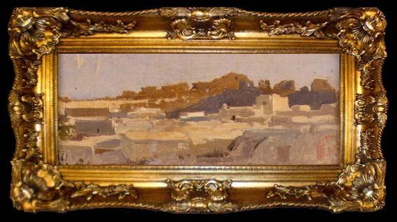 framed  Maria Fortuny i Marsal Case arabe, ta009-2